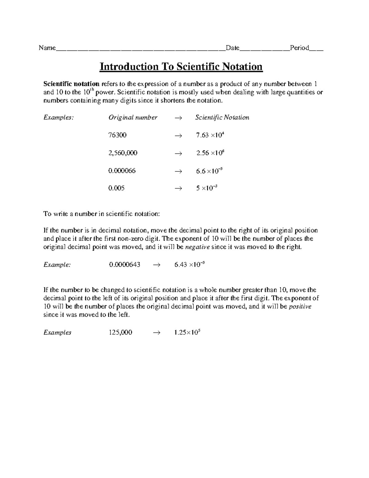 introduction-to-scientific-notation-studocu