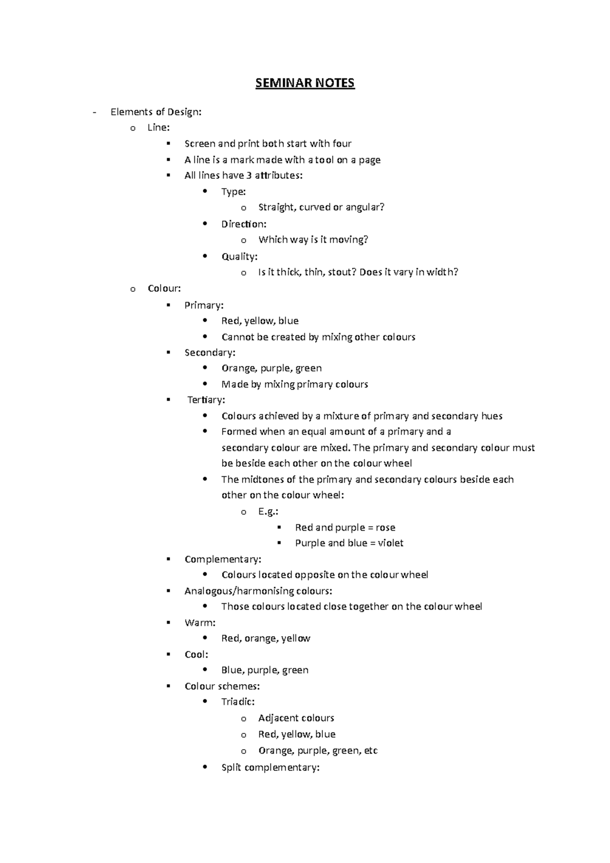 Digital Graphic Design - Lecture Notes - Lecture notes, lectures 1 - 4 ...