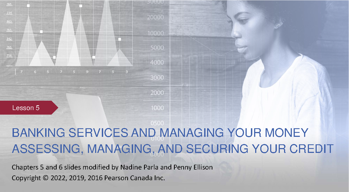 FINA 200 Lesson 5 POWER POINTS BANKING SERVICES AND MANAGING YOUR