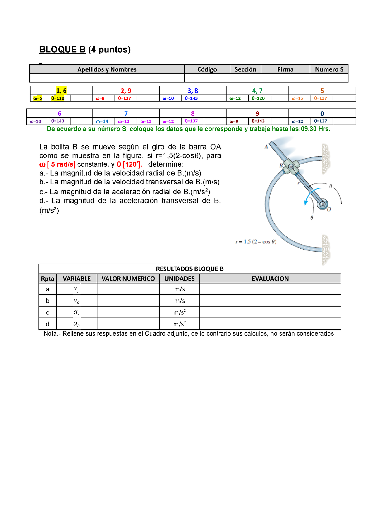 SOLO Datos DEL Bloque B - Apuntes De Dinamica - BLOQUE B (4 Puntos ...