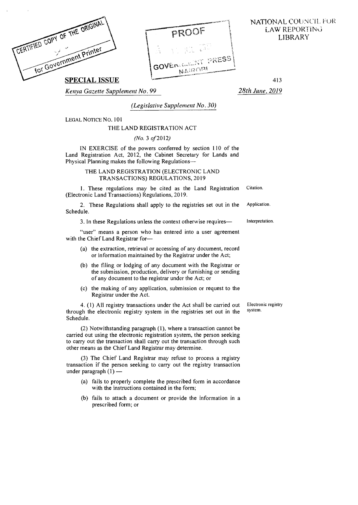 Land Registration Electronic Land Transaction Regulations 2019 1   Thumb 1200 1689 