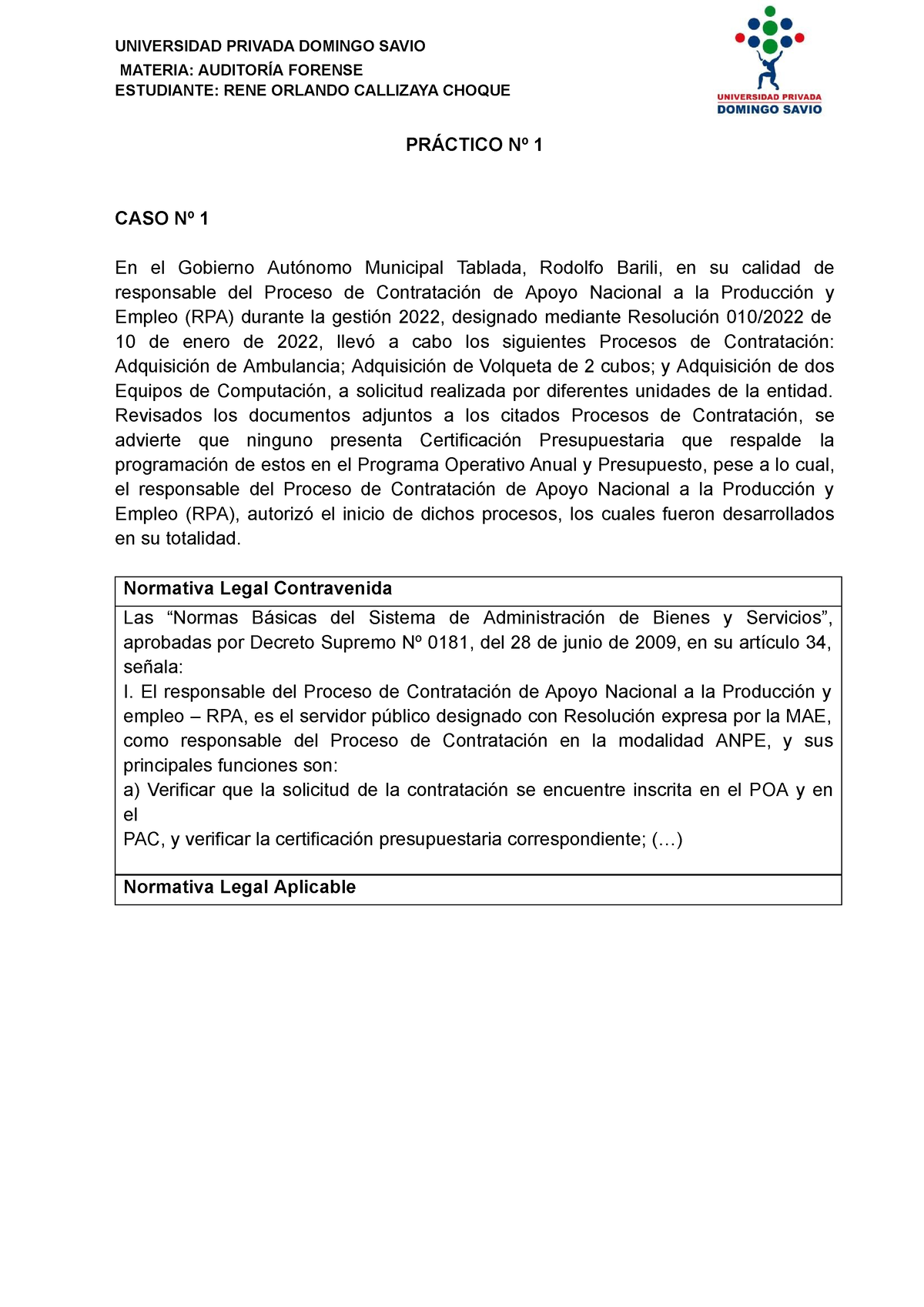 Practica - Trabajo De Investigación De Forense Casos Especiales ...