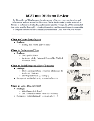 Busi cheat sheet for final exam - Walden, Life in the Woods- Henry ...