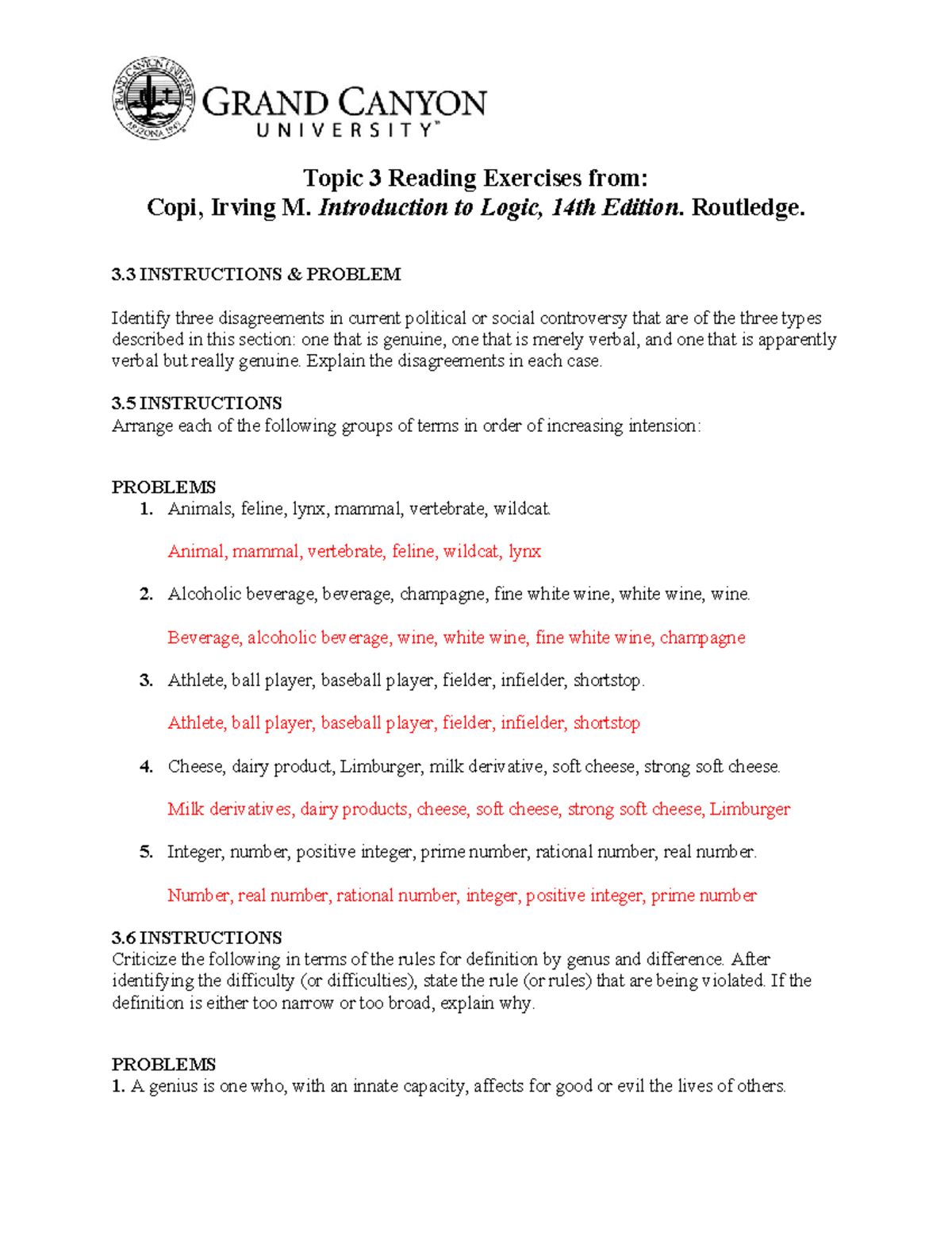 COM-362 T3 reading exercises - Topic 3 Reading Exercises from: Copi ...