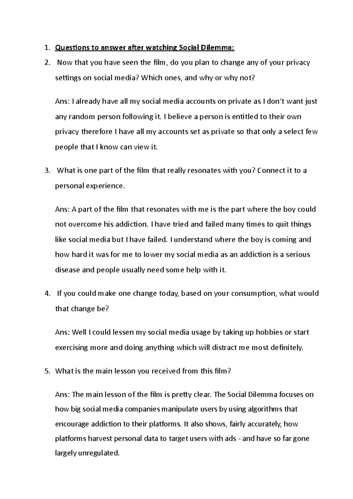 Social Dilemma Questions and Intro to PSA - Questions to answer after watching Social Dilemma: Now - Studocu social-dilemma-questions-and-intro-to-psa-questions-to-answer-after-watching-social-dilemma-now-studocu