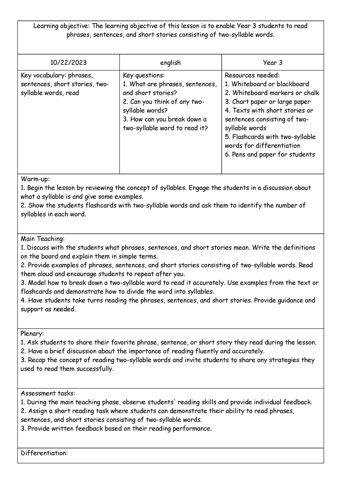 year-3-read-phrases-sentences-and-short-stories-consisting-of-2