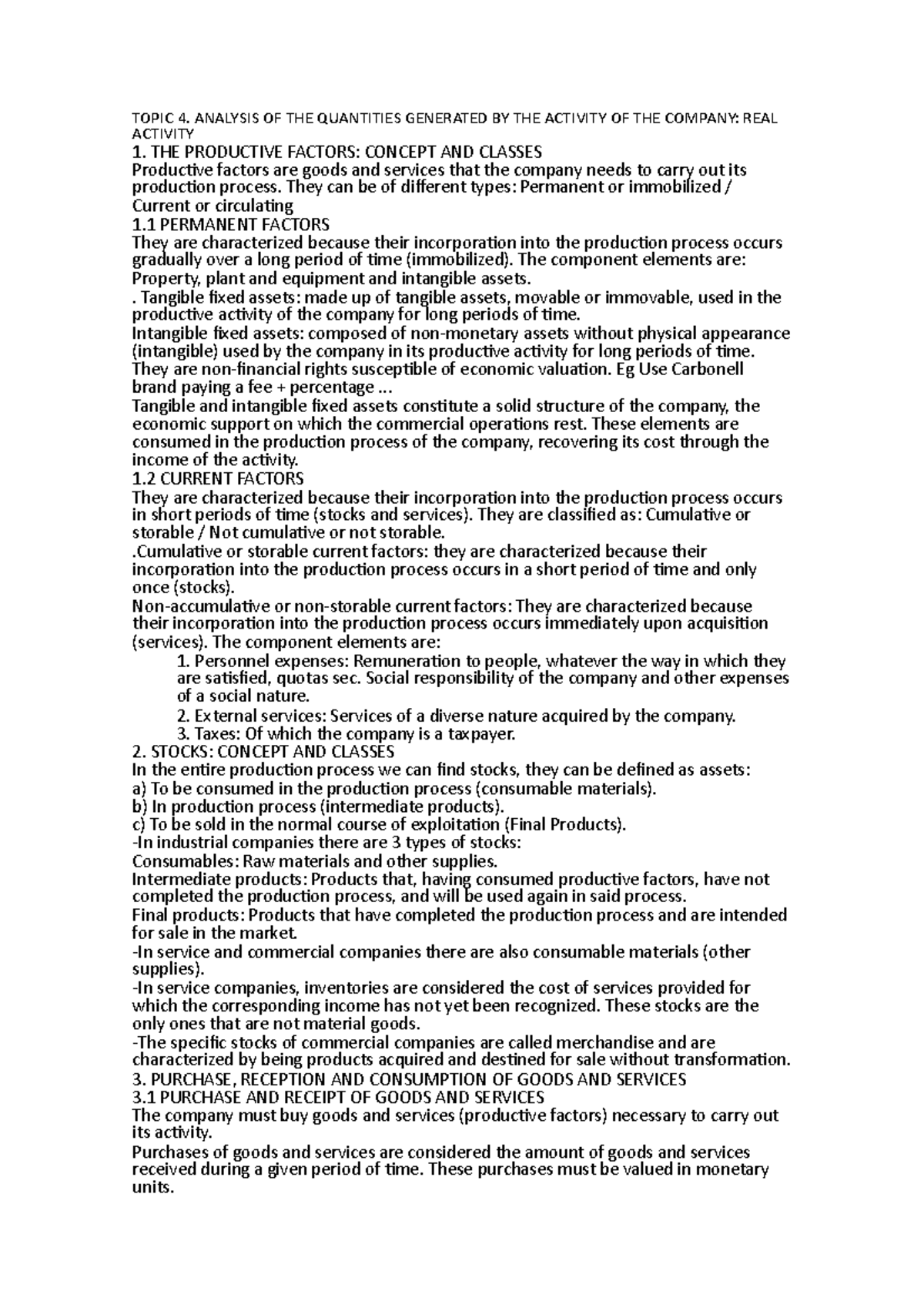 1 Contemporary Business Issues - TOPIC 4. ANALYSIS OF THE QUANTITIES ...