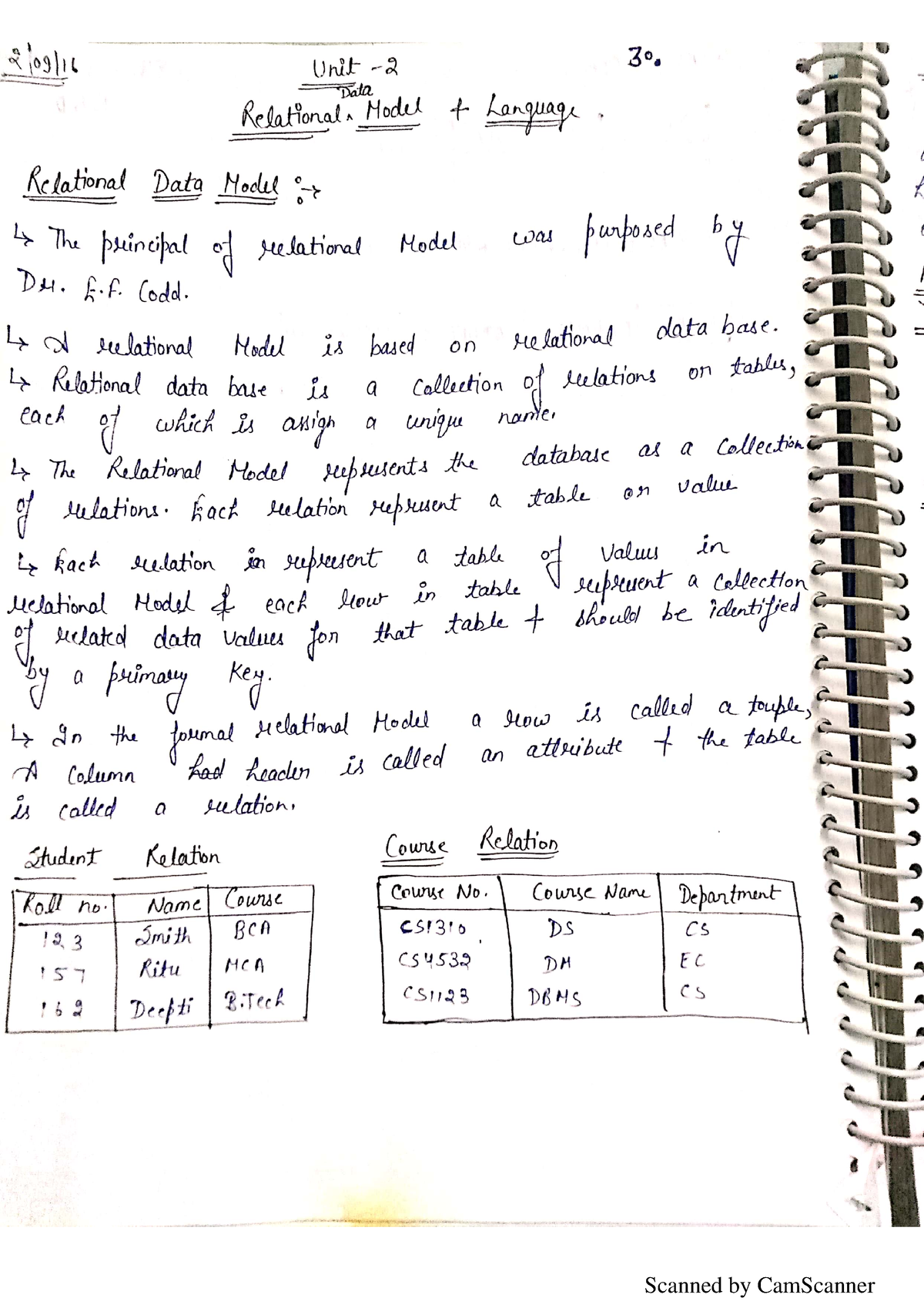 Dbms 2 Unit Notes - DBMS UNIT 2 - B.Tech CSE (2nd Year) - AKTU - Studocu