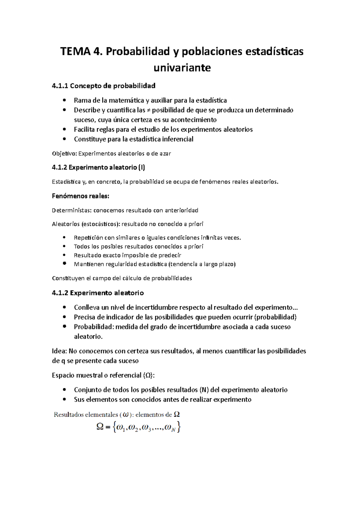 TEMA 4 - Tema 4.1 Probabilitat D'estadisticaa - TEMA 4. Probabilidad Y ...