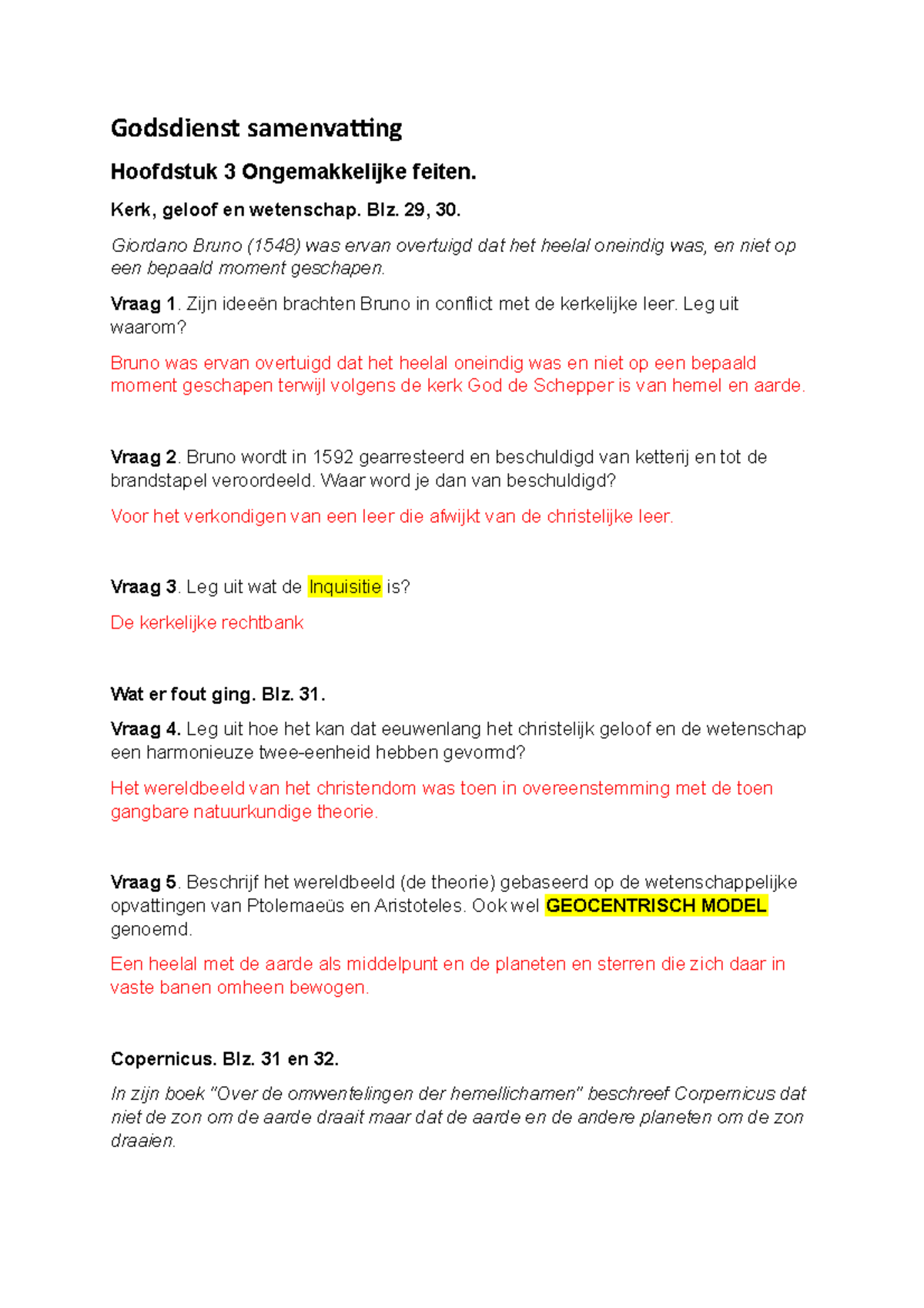 Godsdienst Samenvatting - Godsdienst Samenvatting Hoofdstuk 3 ...