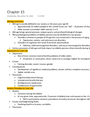 Chapter 8 Notes - Professor Brooke Hindman - PSY 212 - Greenville Tech ...