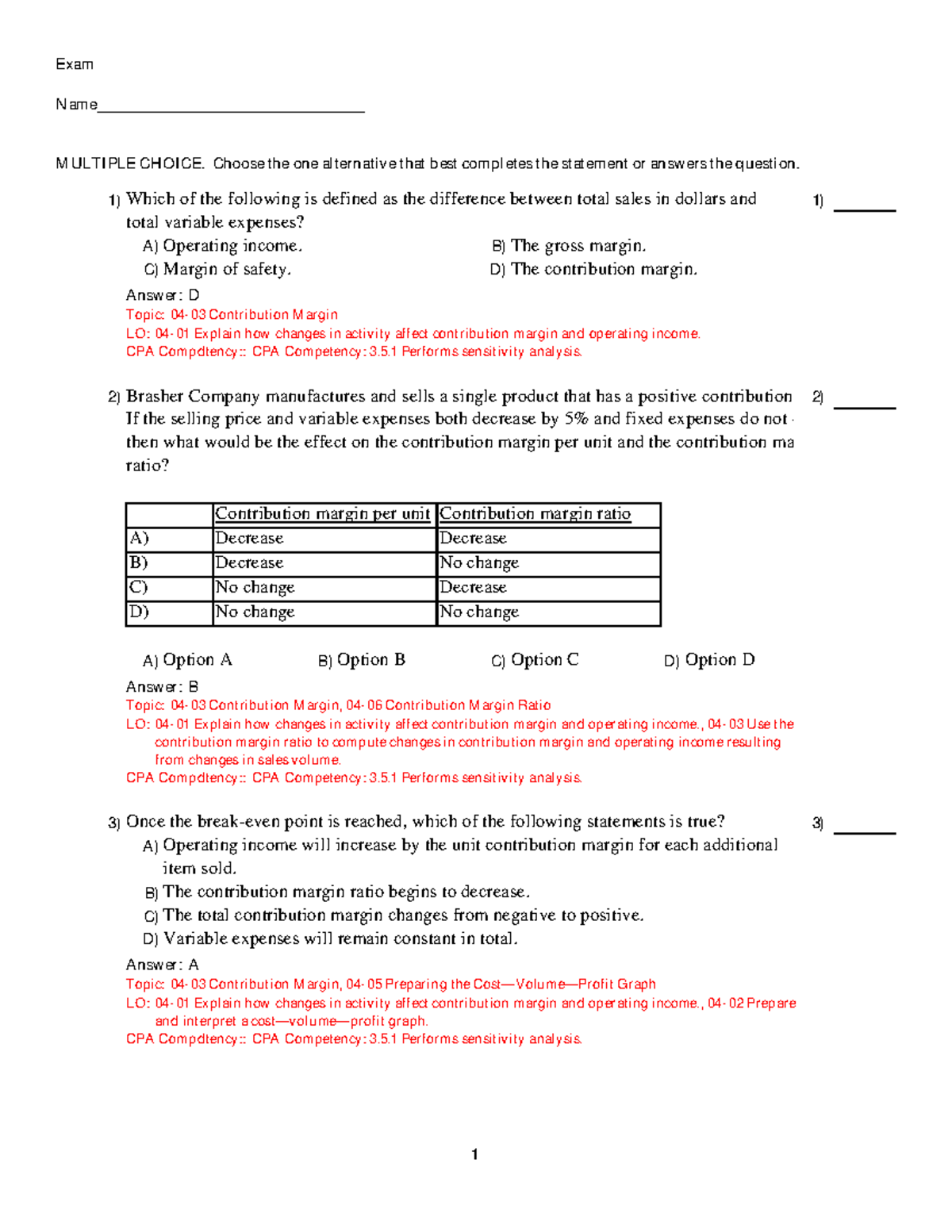 Chapter 4 - Tbank - Exam Name ...