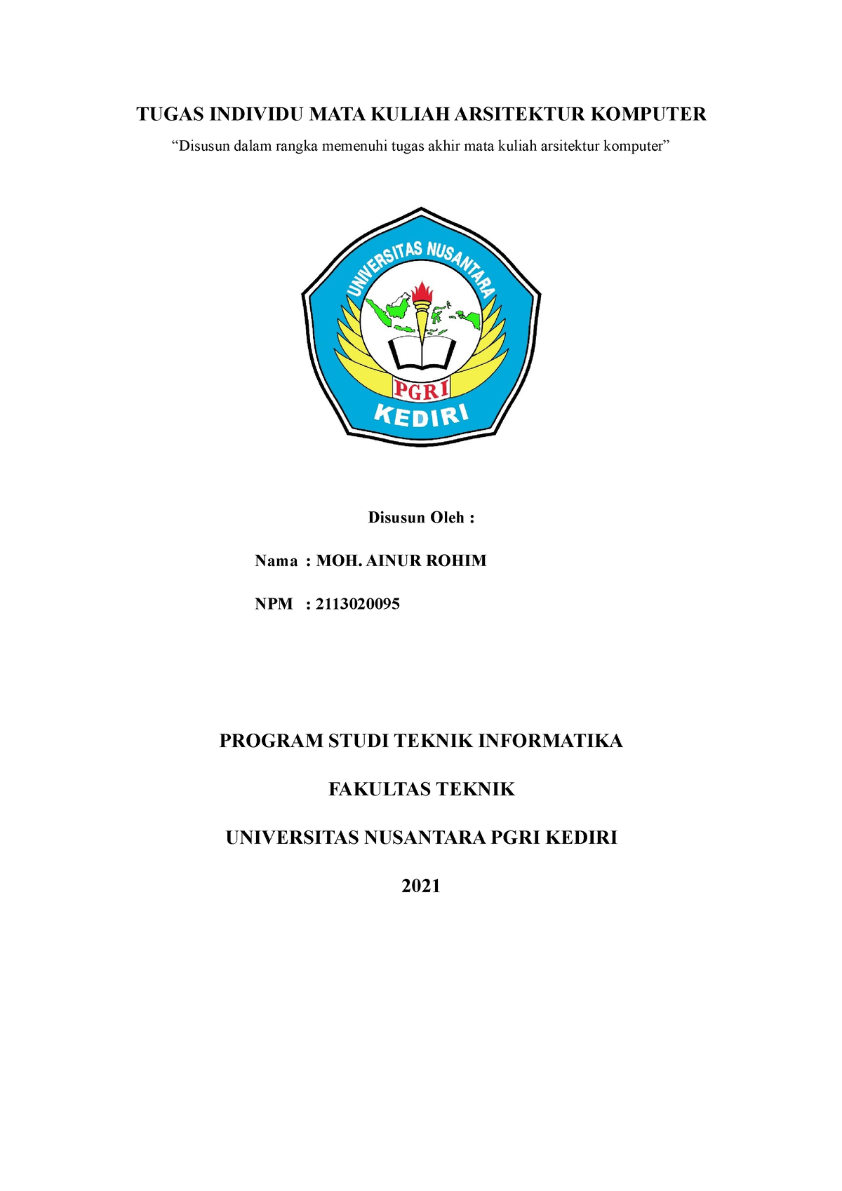 Makalah Sejarah Perkembangan Komputer - TUGAS INDIVIDU MATA KULIAH ...