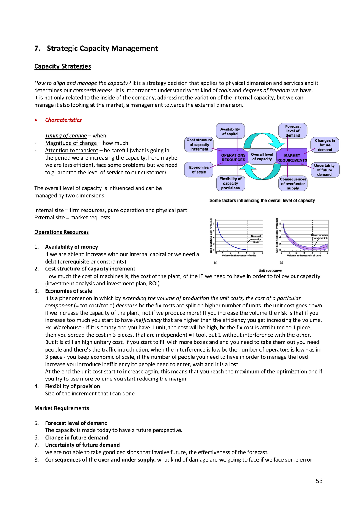 Strategic Capacity Management 960 Polimi Studocu