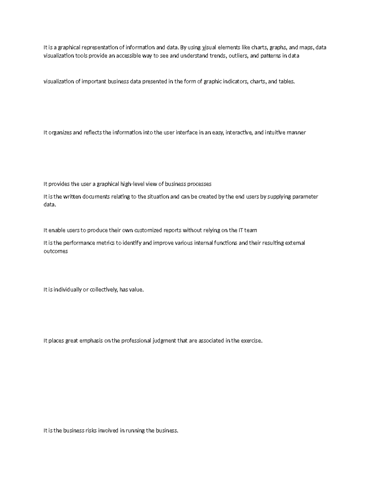 T-3 - Quizes that practice the student knowledge - It is a graphical ...