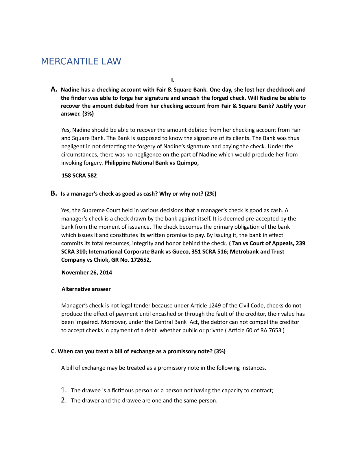 mercantile-law-module-1-mercantile-law-i-a-nadine-has-a-checking