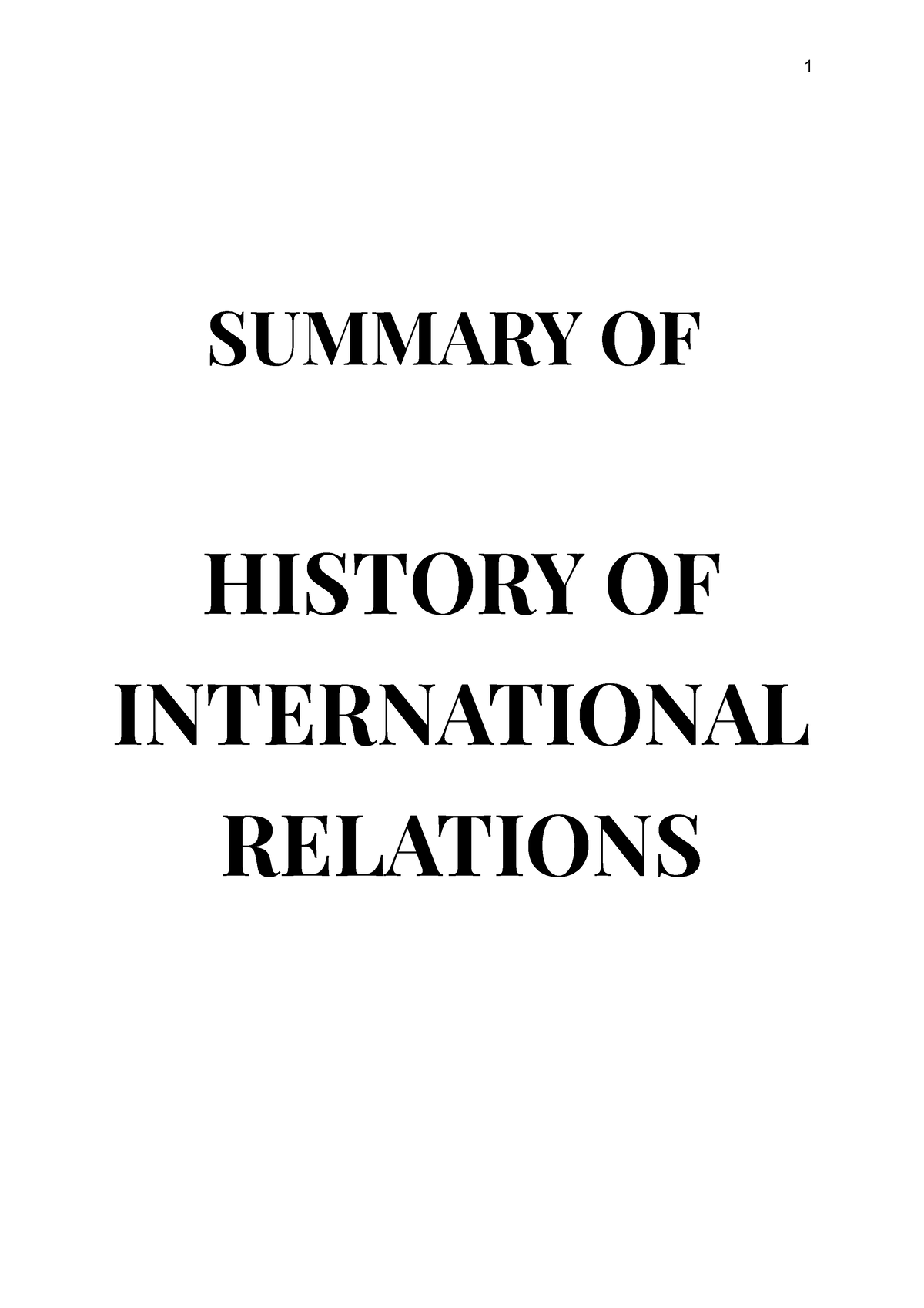 phd history of international relations
