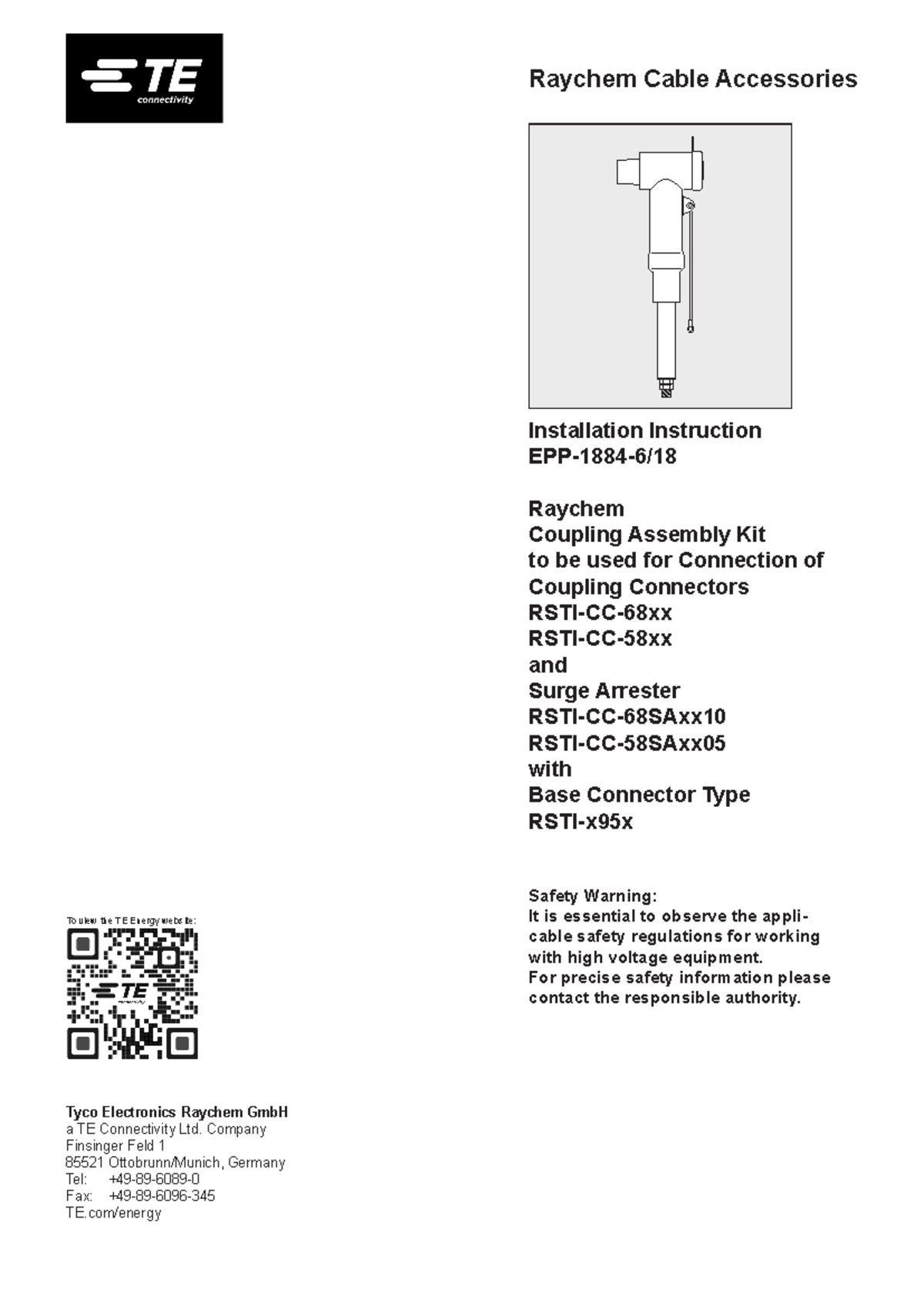 Installationinstruction 5204067 - Tyco Electronics Raychem GmbH a TE ...