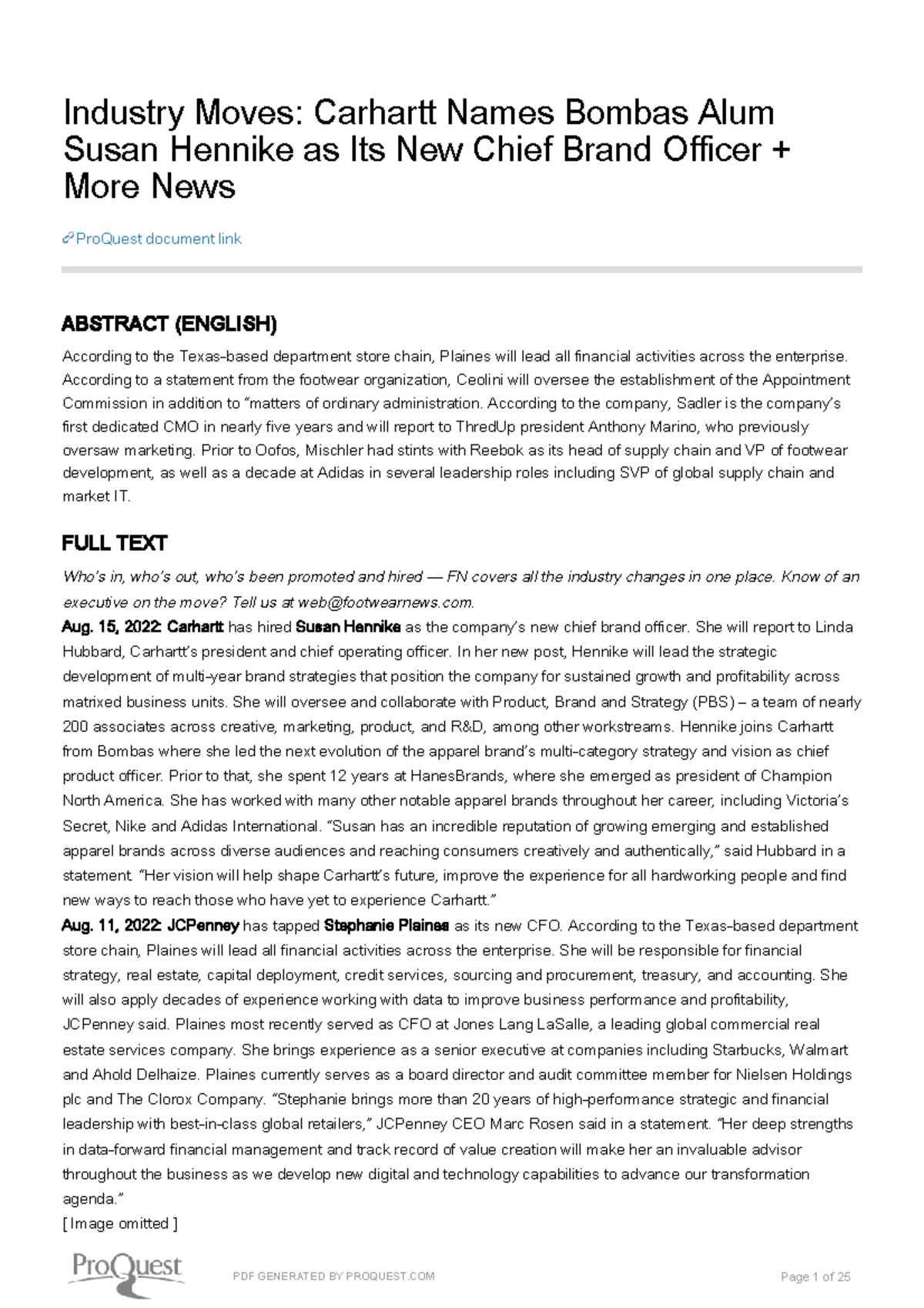 Pro Quest Documents 2024 03 20 Industry Moves Carhartt Names