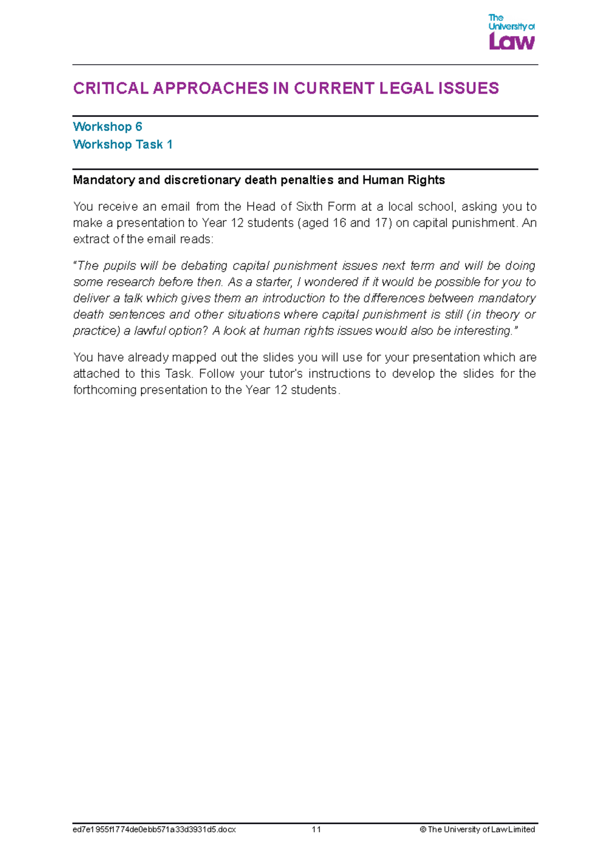 Critcial approaches unit 6 task1 CRITICAL APPROACHES IN