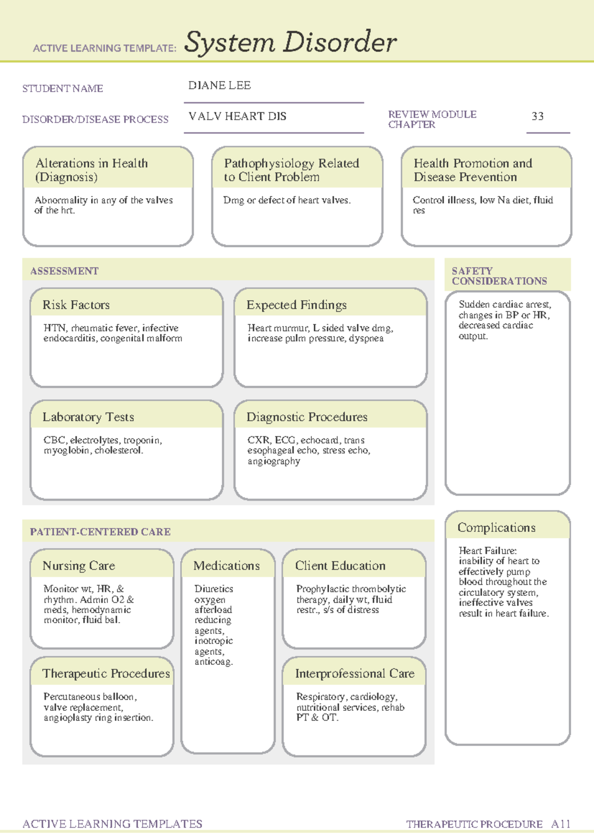 RN Targeted Medical Surgical Cardiovascular Online Practice 2019