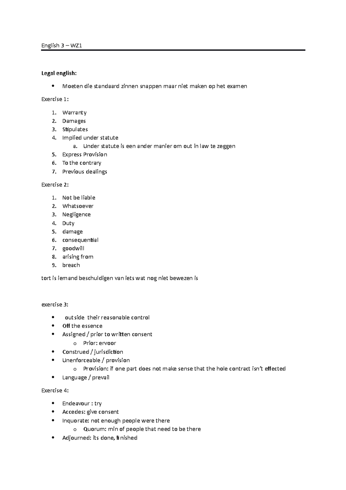 English-3-wz1 - wz 1 financiele termen - English 3 – WZ Legal english ...