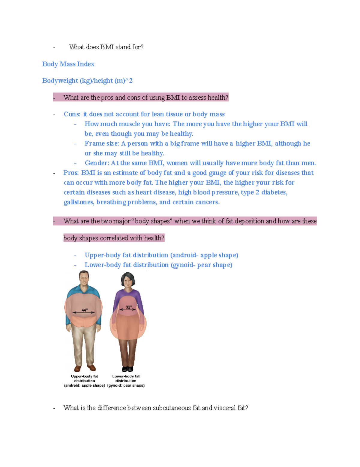 study-guide-fsn101-exam-3-what-does-bmi-stand-for-body-mass-index