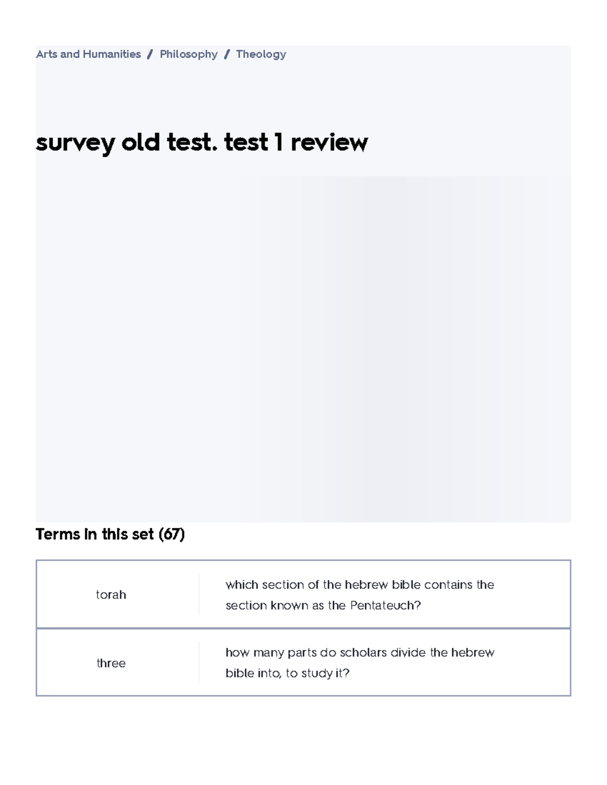 Survey old test. test 1 review Flashcards Quizlet survey old test
