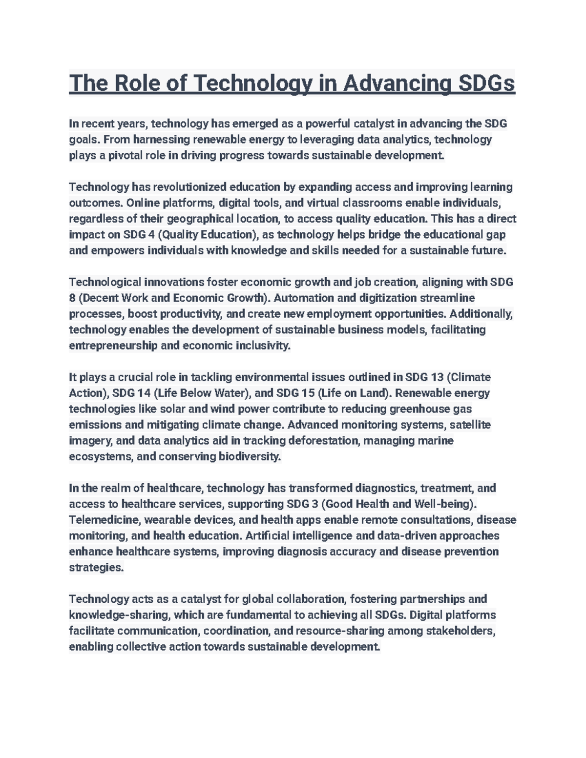 Writingsample - University Practice Materials for all students - The ...