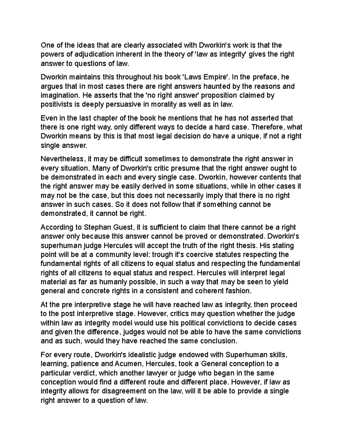 Dworkin for dummies image