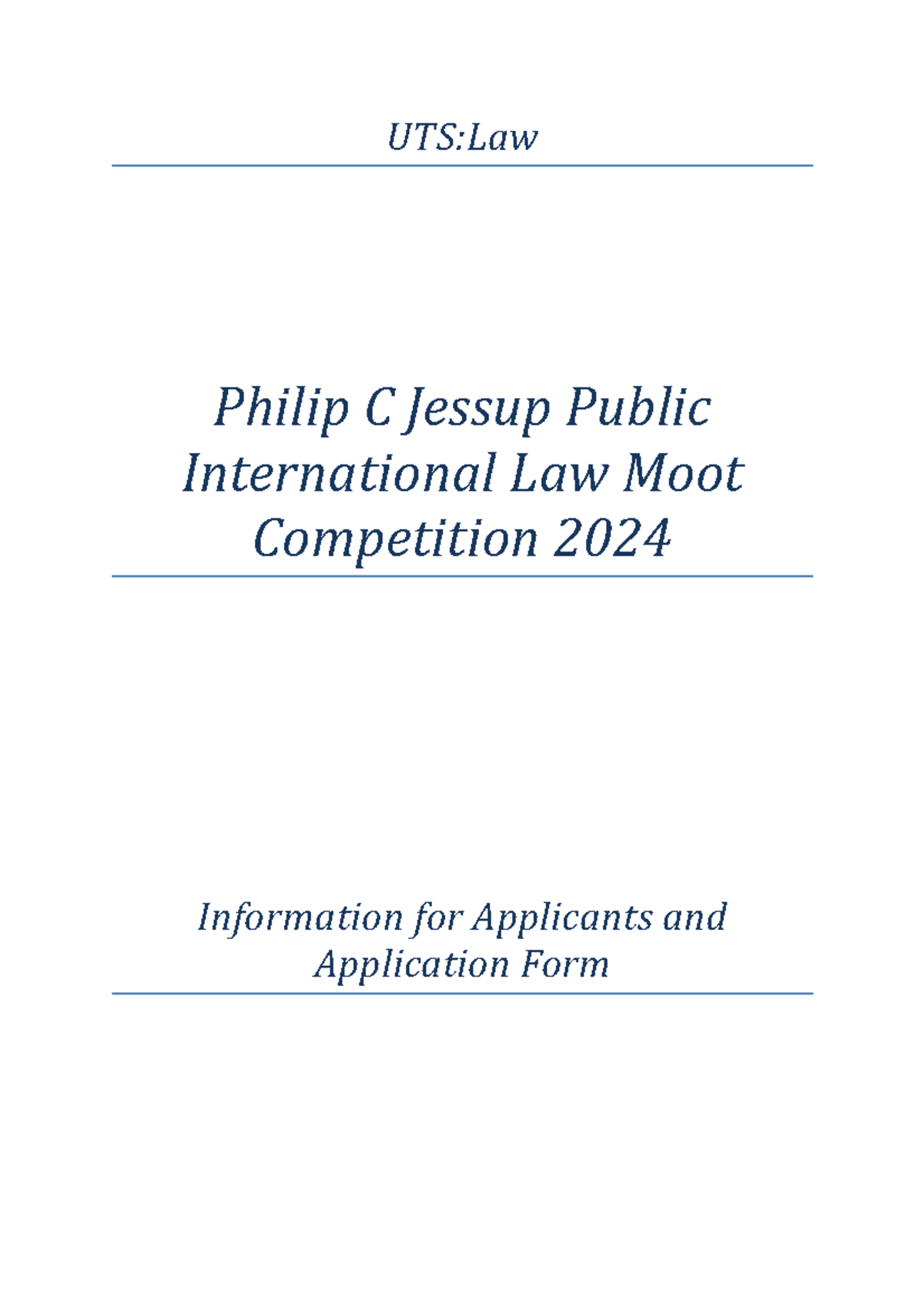 uts law thesis