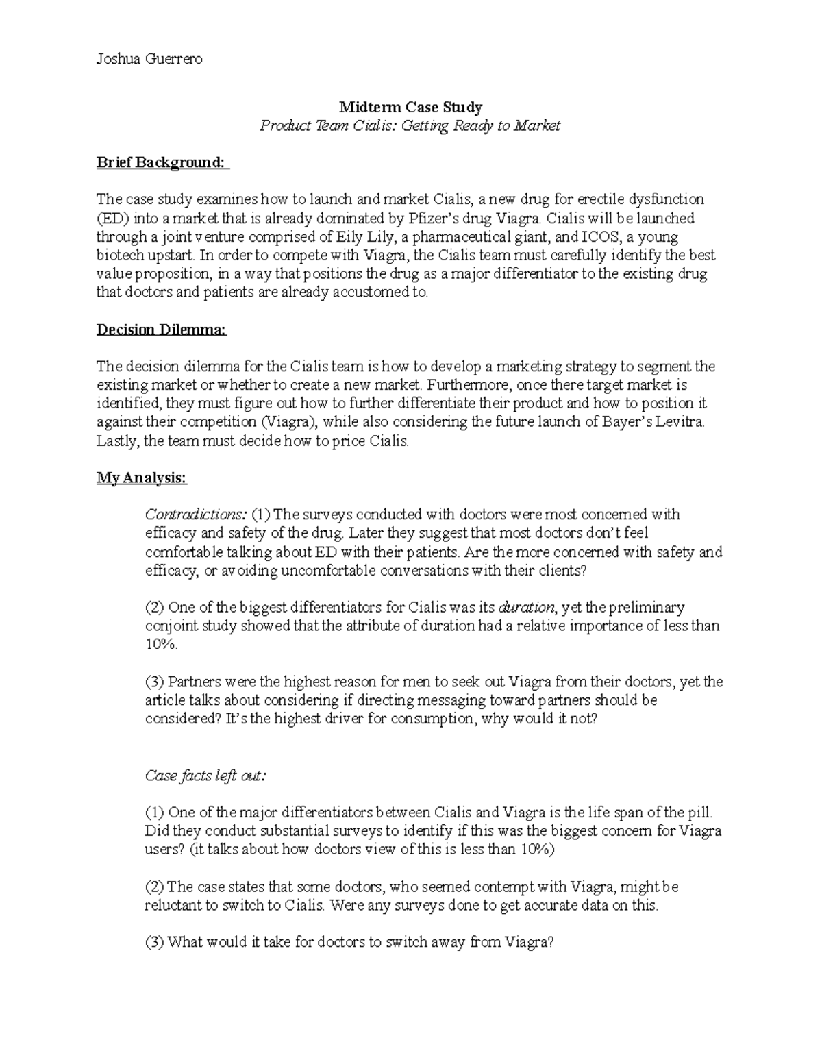 Cialis case study image