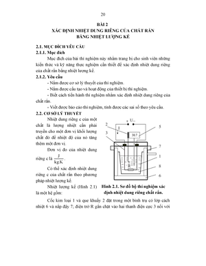 3. Công thức và phương trình tính nhiệt dung riêng