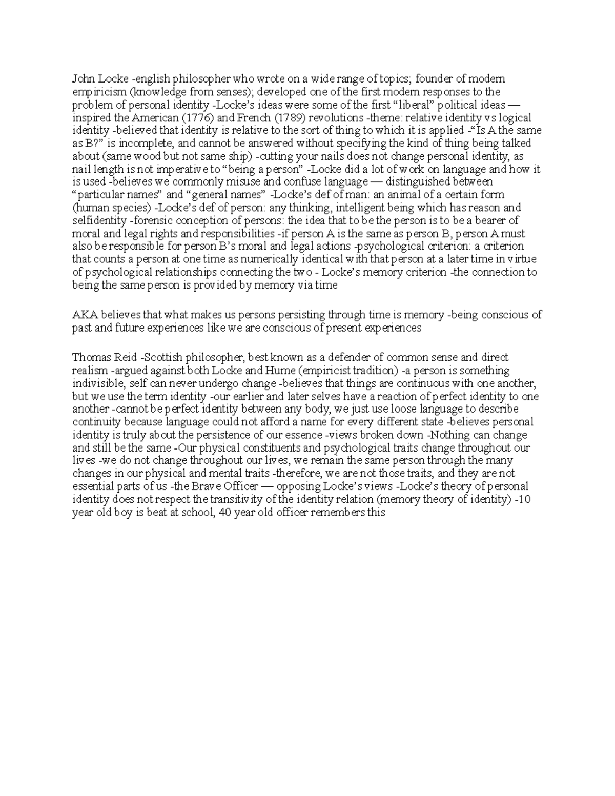 Pp111 pt 11 - notes - John Locke -english philosopher who wrote on a ...