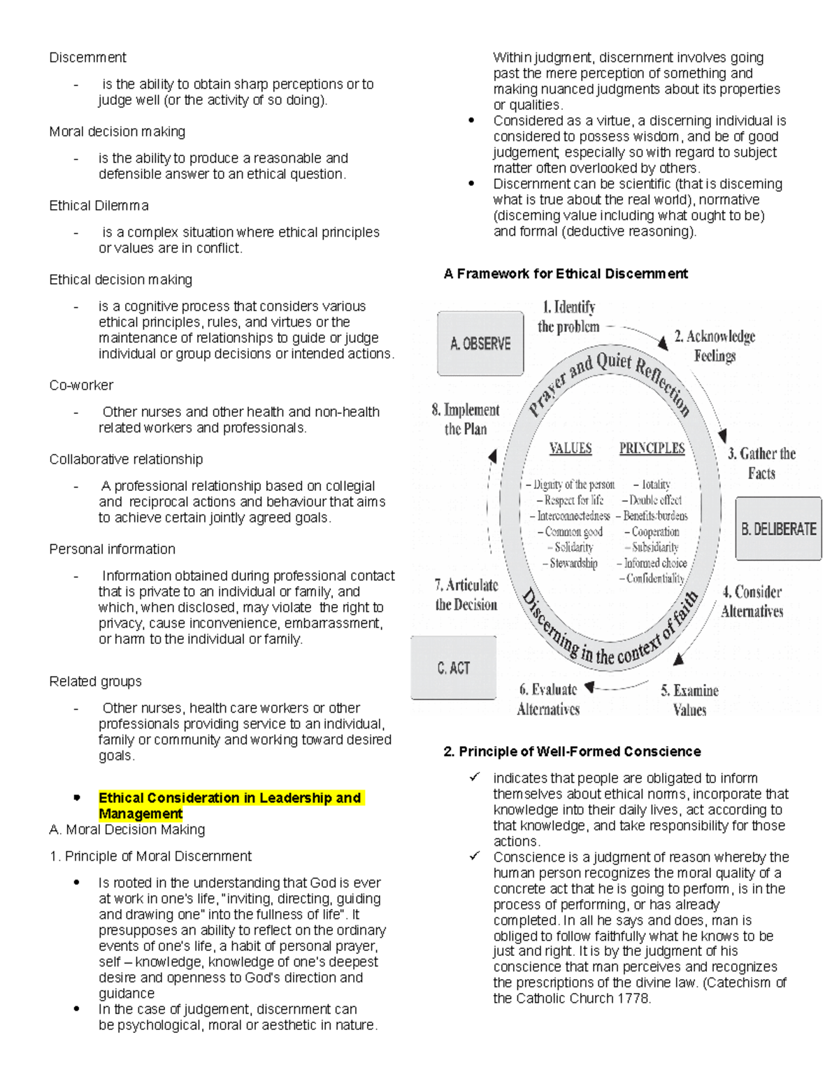 3rd exam compilation - fdbdaav - Discernment is the ability to obtain ...