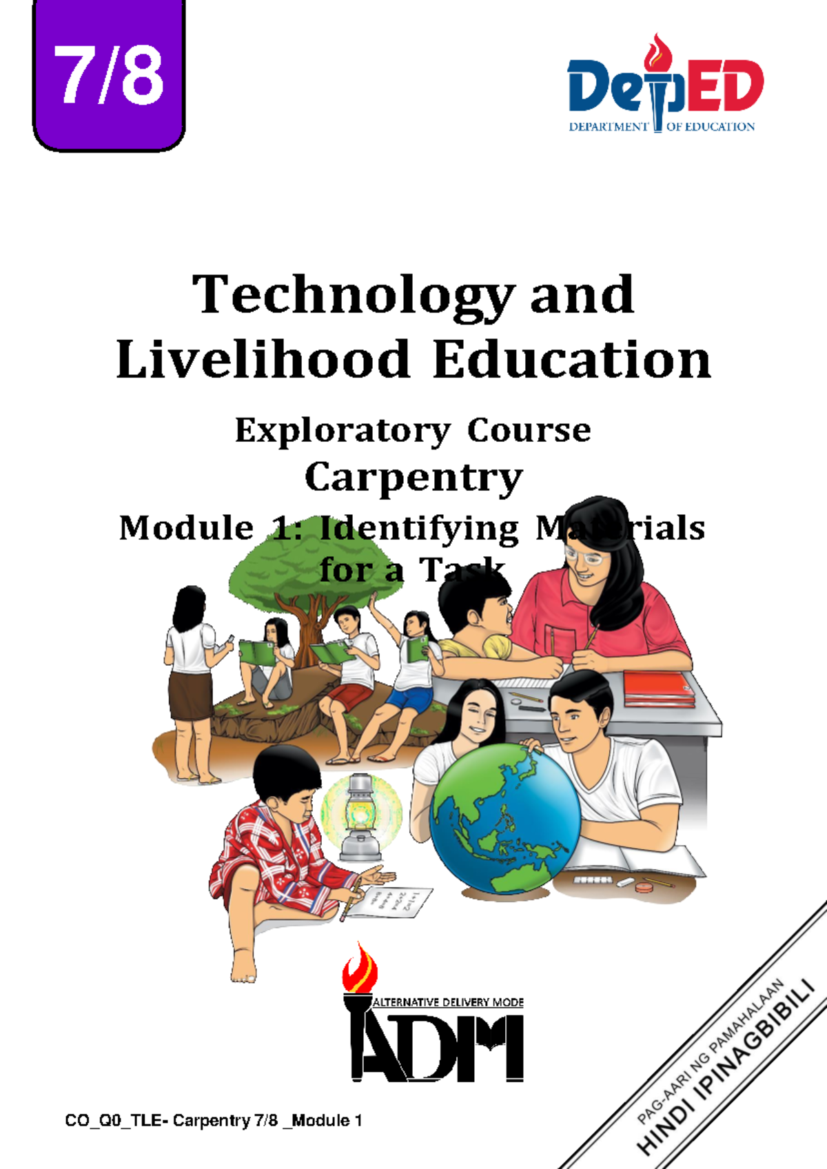 TLE - Carpentry - efre - 7/ Technology and Livelihood Education ...