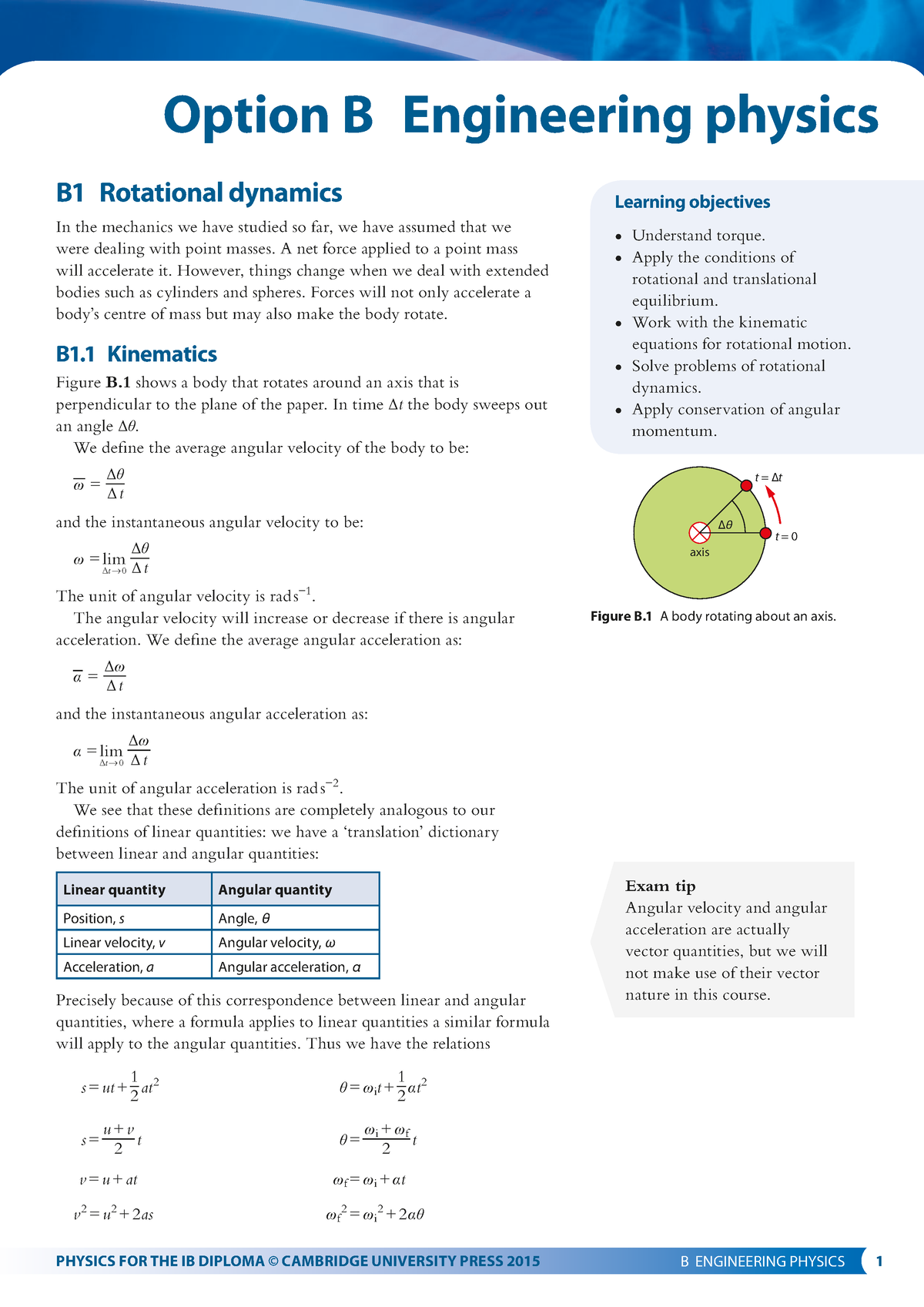 B Engineering Physics Option B Engineering - PHYSICS FOR THE IB DIPLOMA ...