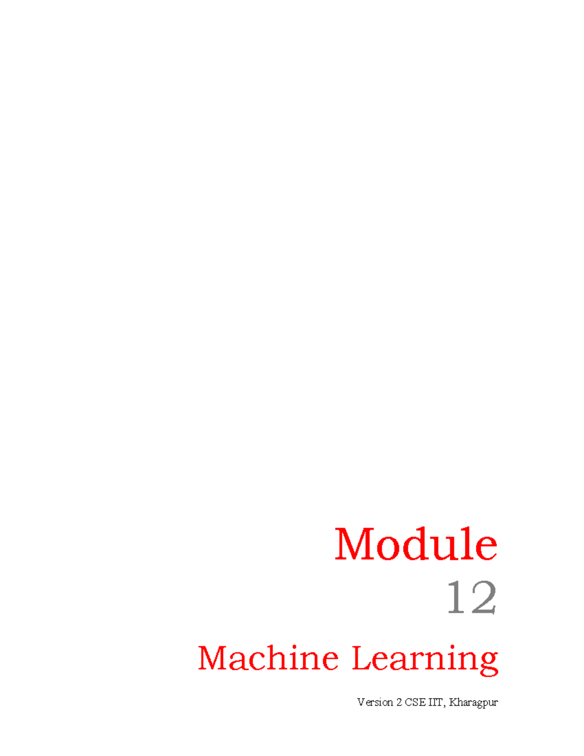 Lesson 39 - Good - Module 12 Machine Learning Lesson 39 Neural Networks ...