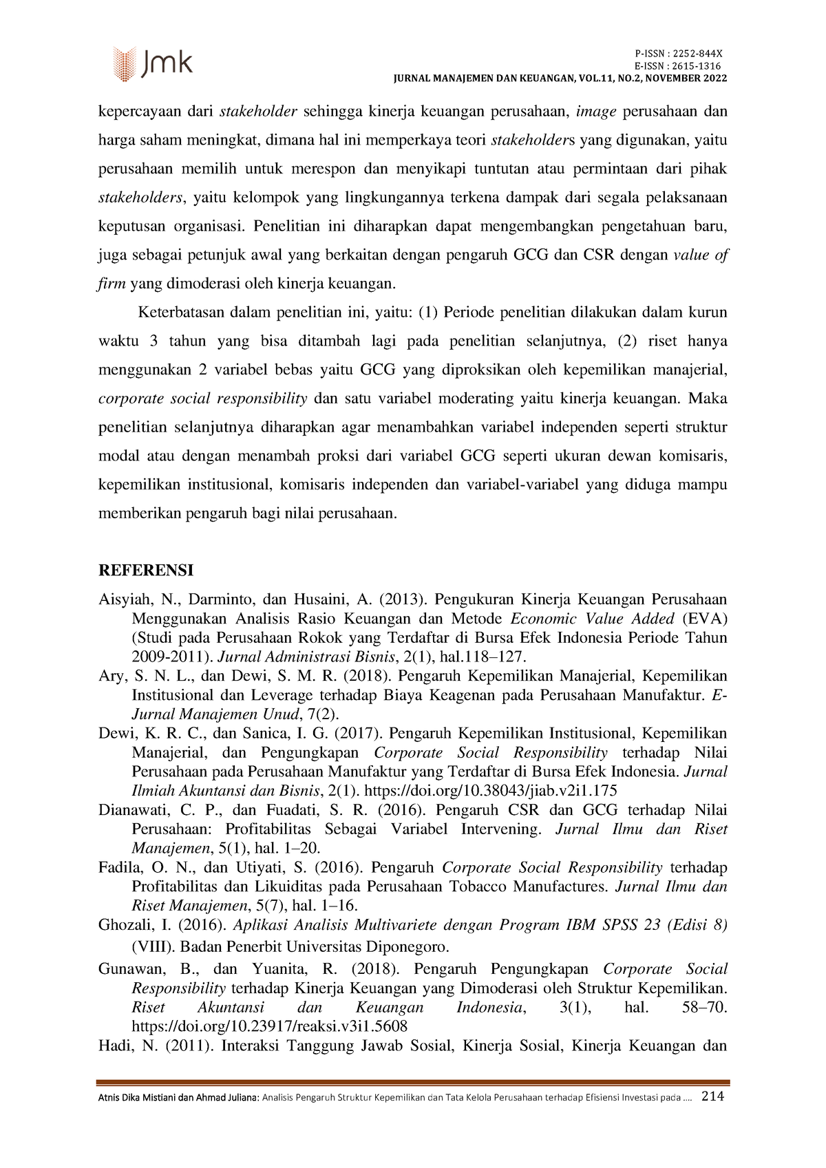 Analisis Pengaruh Struktur Kepemilikan Dan Tata Kelola Perusahaan ...