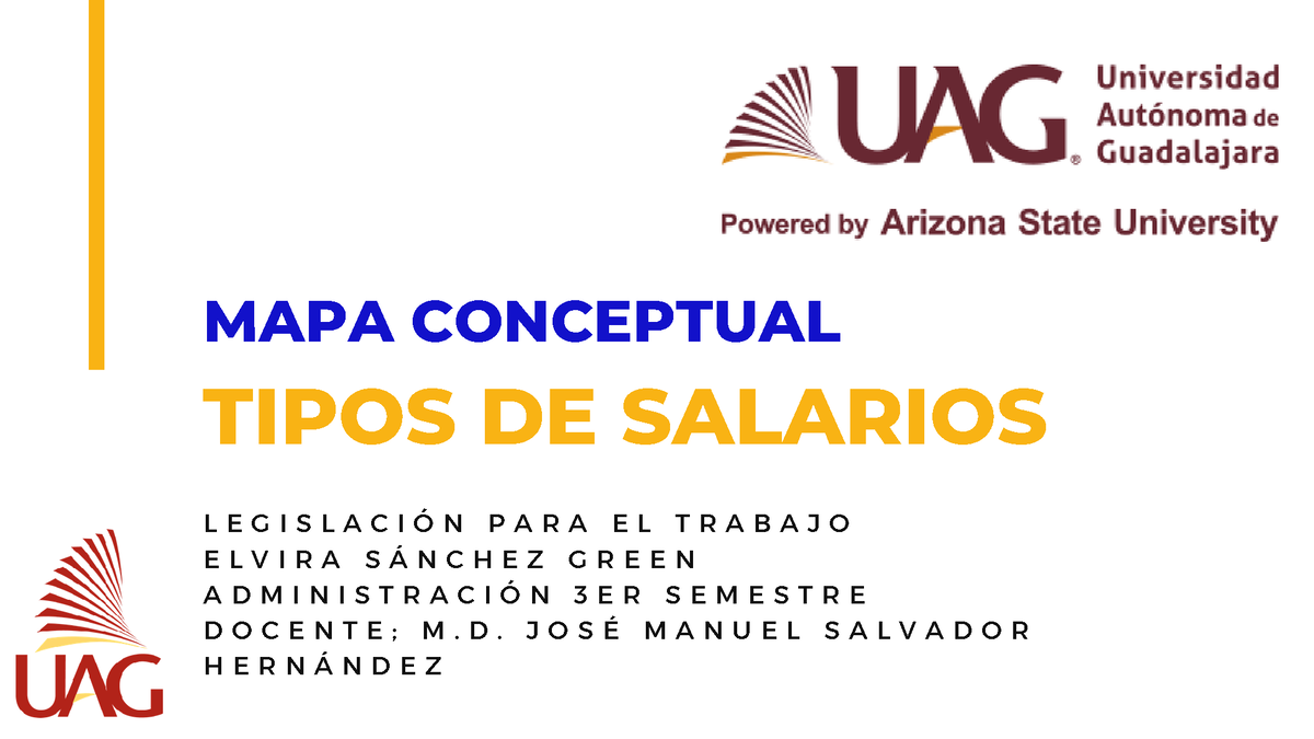 Tipos De Salario Elvira Mapa Conceptual Tipos De Salarios L E G I S L A C I Ó N P A R A E L T 5025