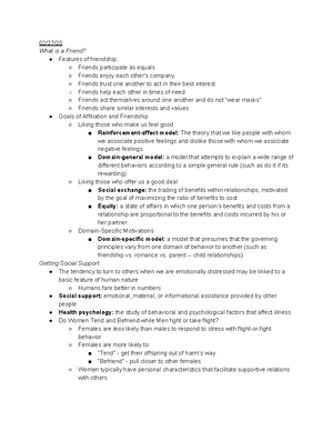 PSYC 361 Exam 1 Study Guide - PSYC 361: Social Psychology Exam 1 ...