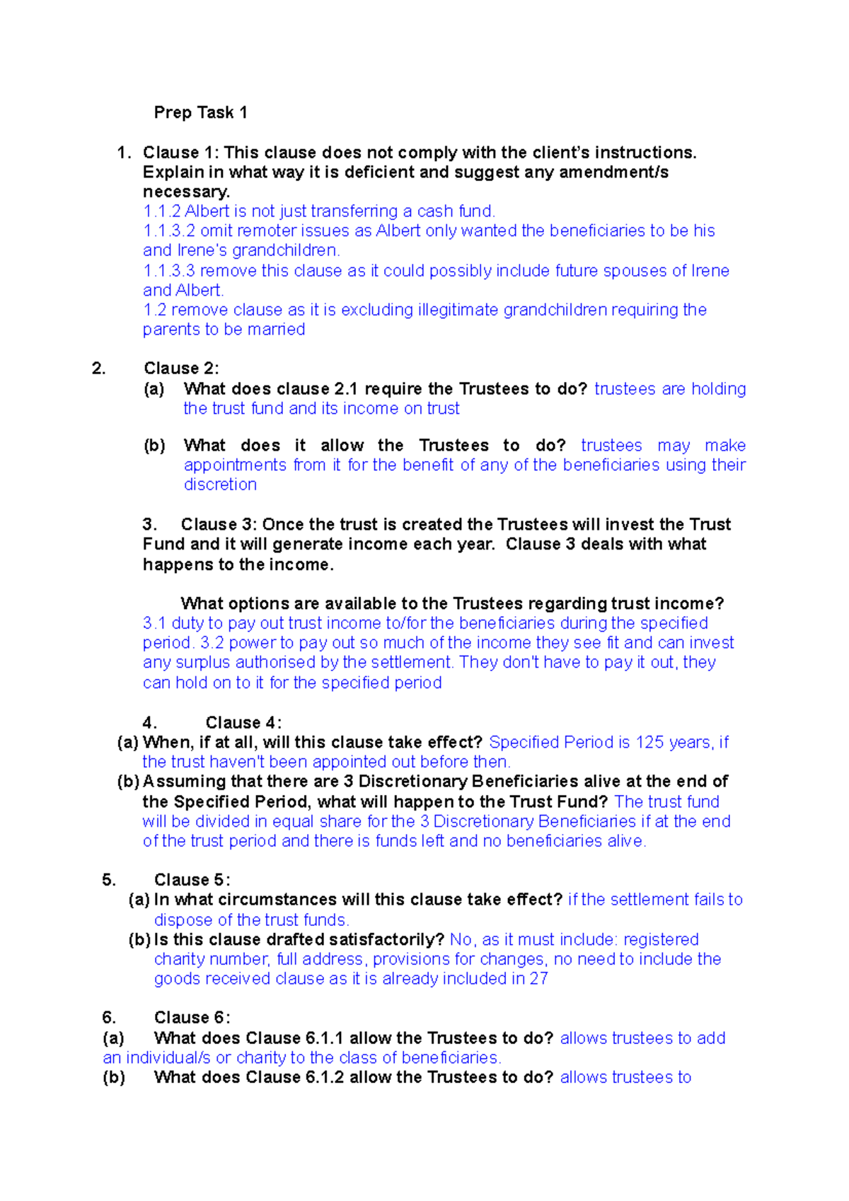 PC WS 5 - Prep Task 1 - From workshop Creation of Lifetime Settlements ...