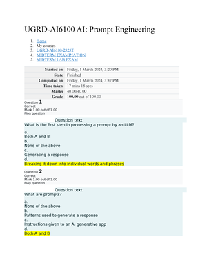 UGRD-AI6100 AI Prompt Engineering Final Exam - UGRD-AI6100 AI: Prompt ...