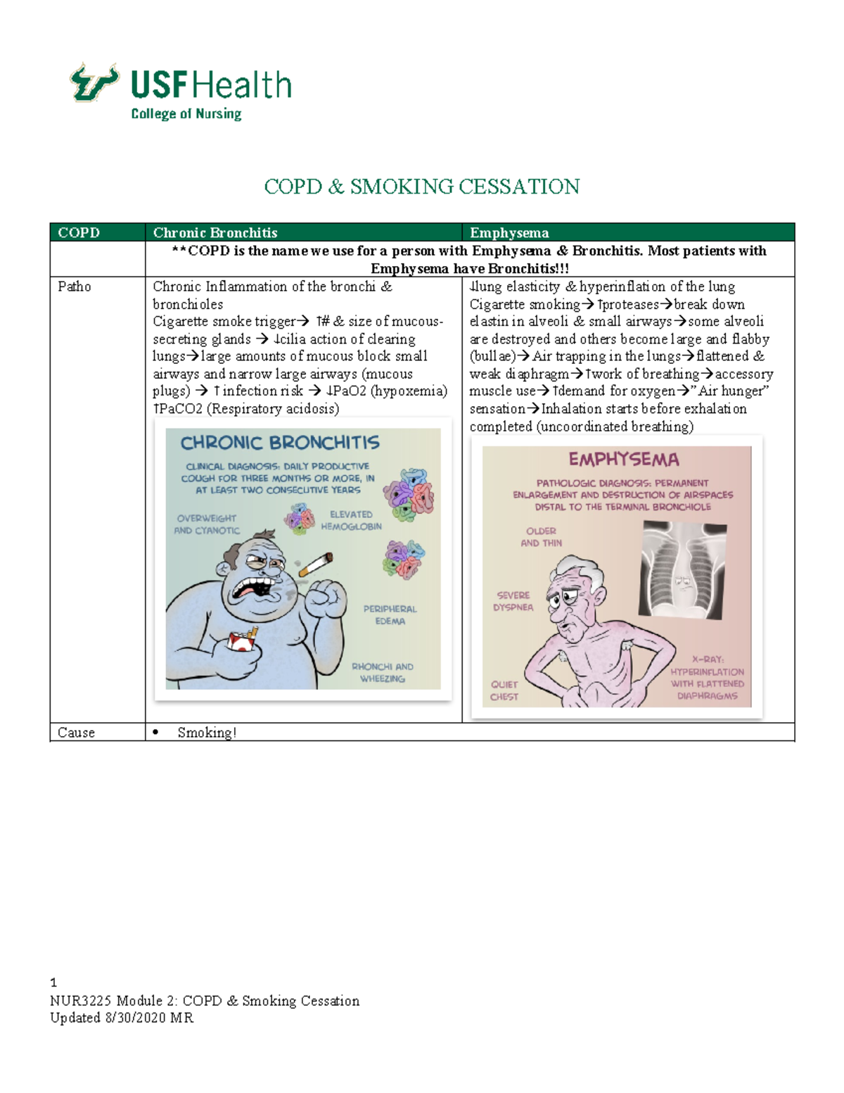 COPD and Smoking Cessation PCW Student COPD & SMOKING CESSATION COPD