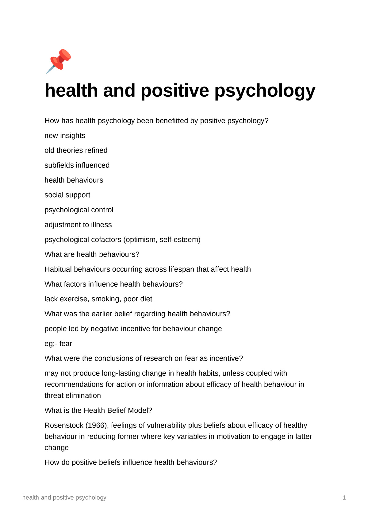 research article on health psychology