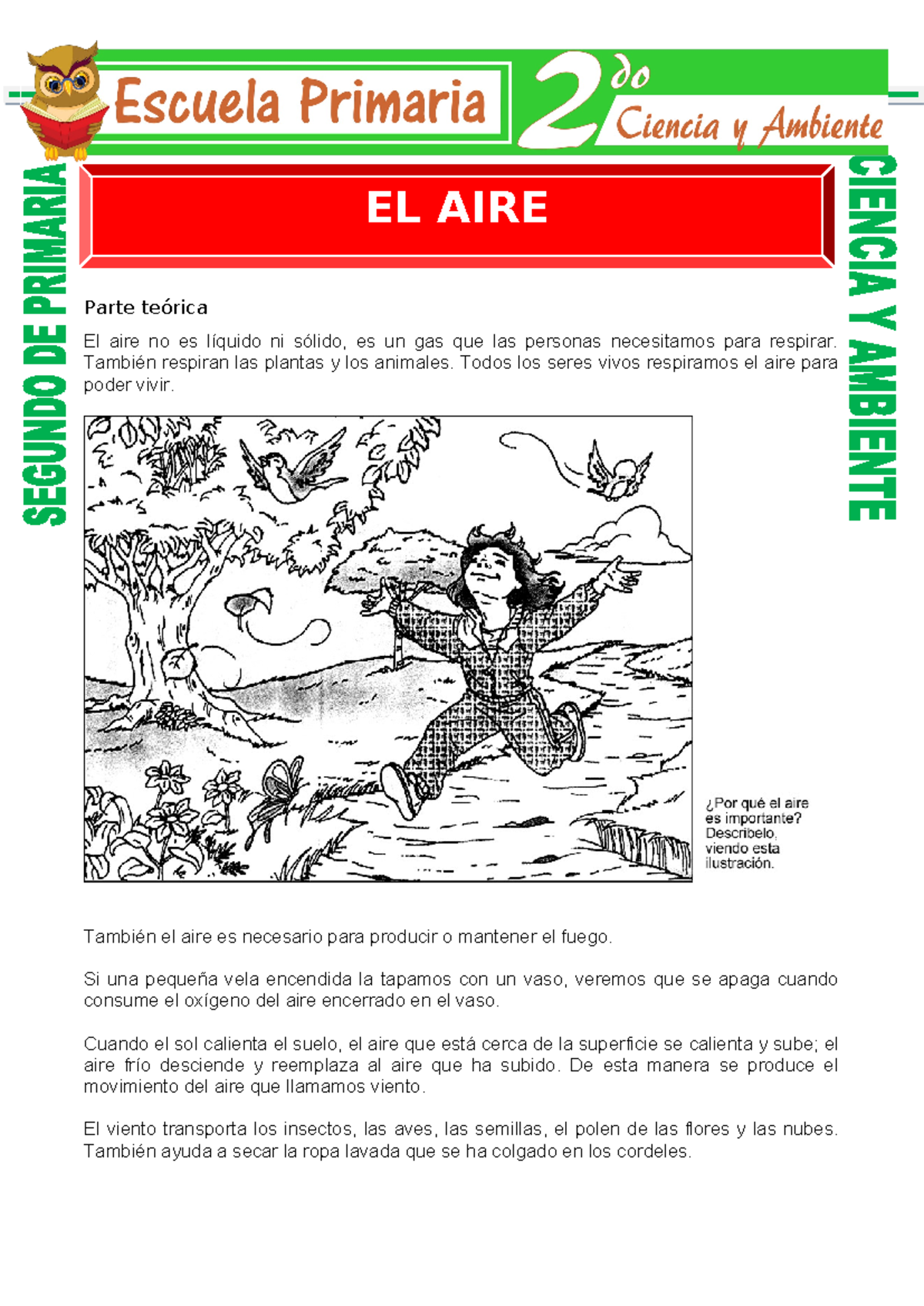Para que sirve el Aire para Segundo de Primaria - Segundo de Primaria ...
