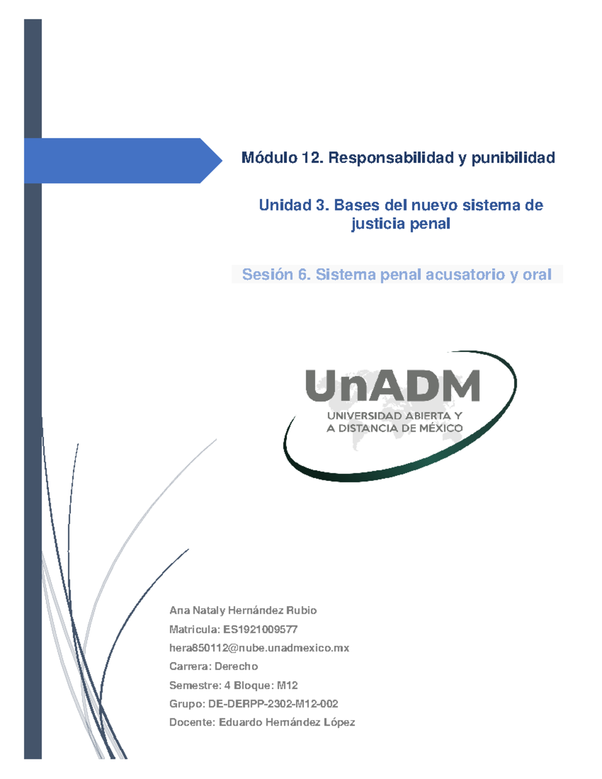 M12 U3 S6 ANHR - Ensayo - Análisis de los datos del cambio y aplicación ...