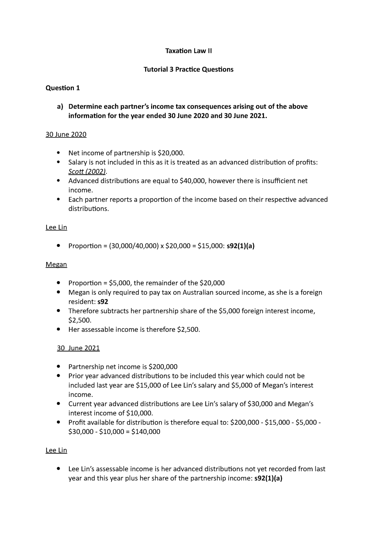 taxation-law-ii-2021-22-tutorial-3-solutions-taxation-law-ii-tutorial