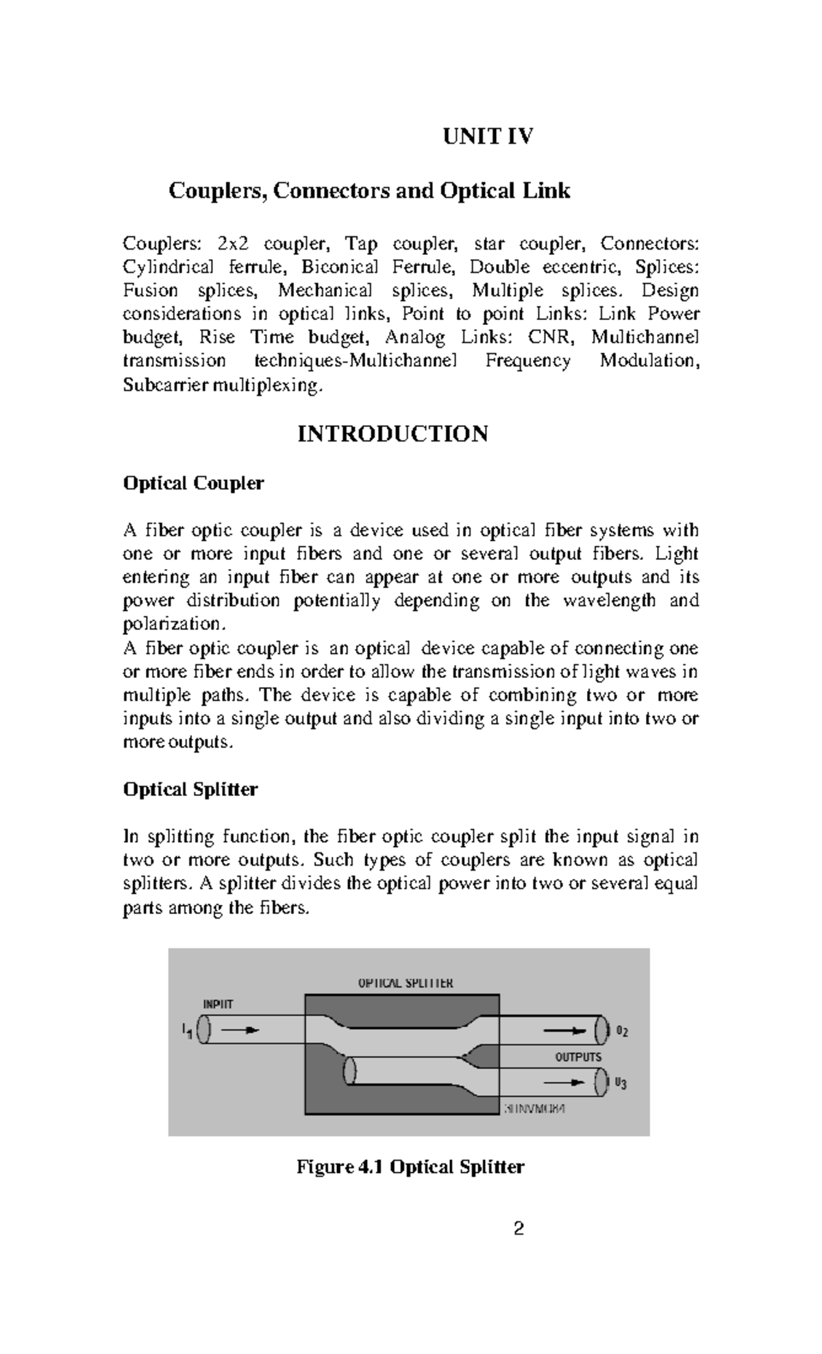 couplers-connectors-and-optical-link-unit-iv-couplers-connectors