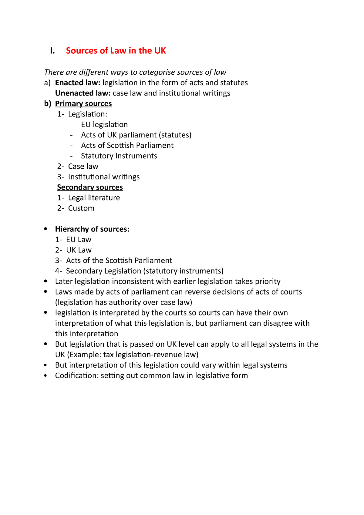 sources-of-law-in-the-uk-i-sources-of-law-in-the-uk-there-are